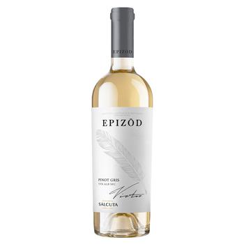 Вино Epizod Pinot Gris сухое белое 0,75л - купить, цены на Таврия В - фото 1