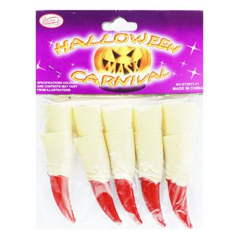 Аксессуары Halloween Carnival Когти-убийцы 4 цвета в ассортименте - купить, цены на Auchan - фото 2