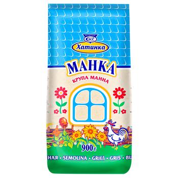 Крупа Хатинка Манная 900г - купить, цены на КОСМОС - фото 1