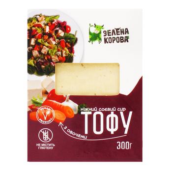 Тофу Зелена Корова з овочами 300г - купити, ціни на Auchan - фото 1