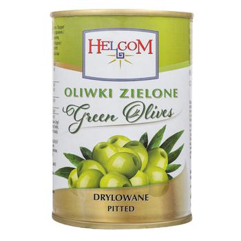 Helcom Pitted Green Olives 0.3l - buy, prices for COSMOS - photo 1