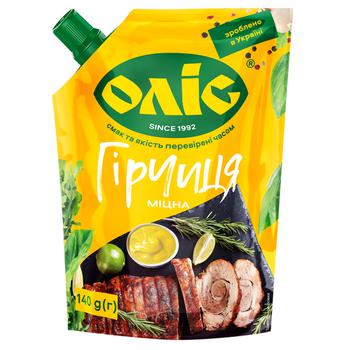 Горчица Оліс Крепкая 140г - купить, цены на - фото 1