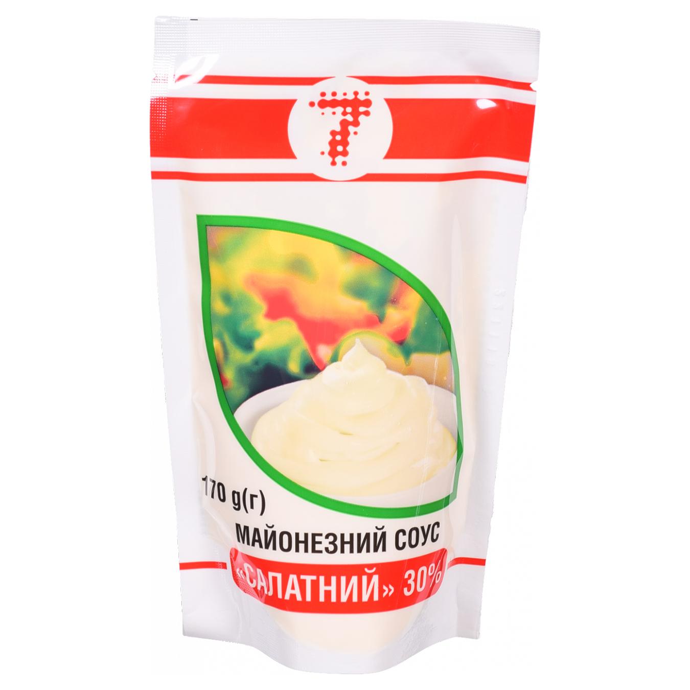 

Майонезный соус "7" Салатный 30% 170г