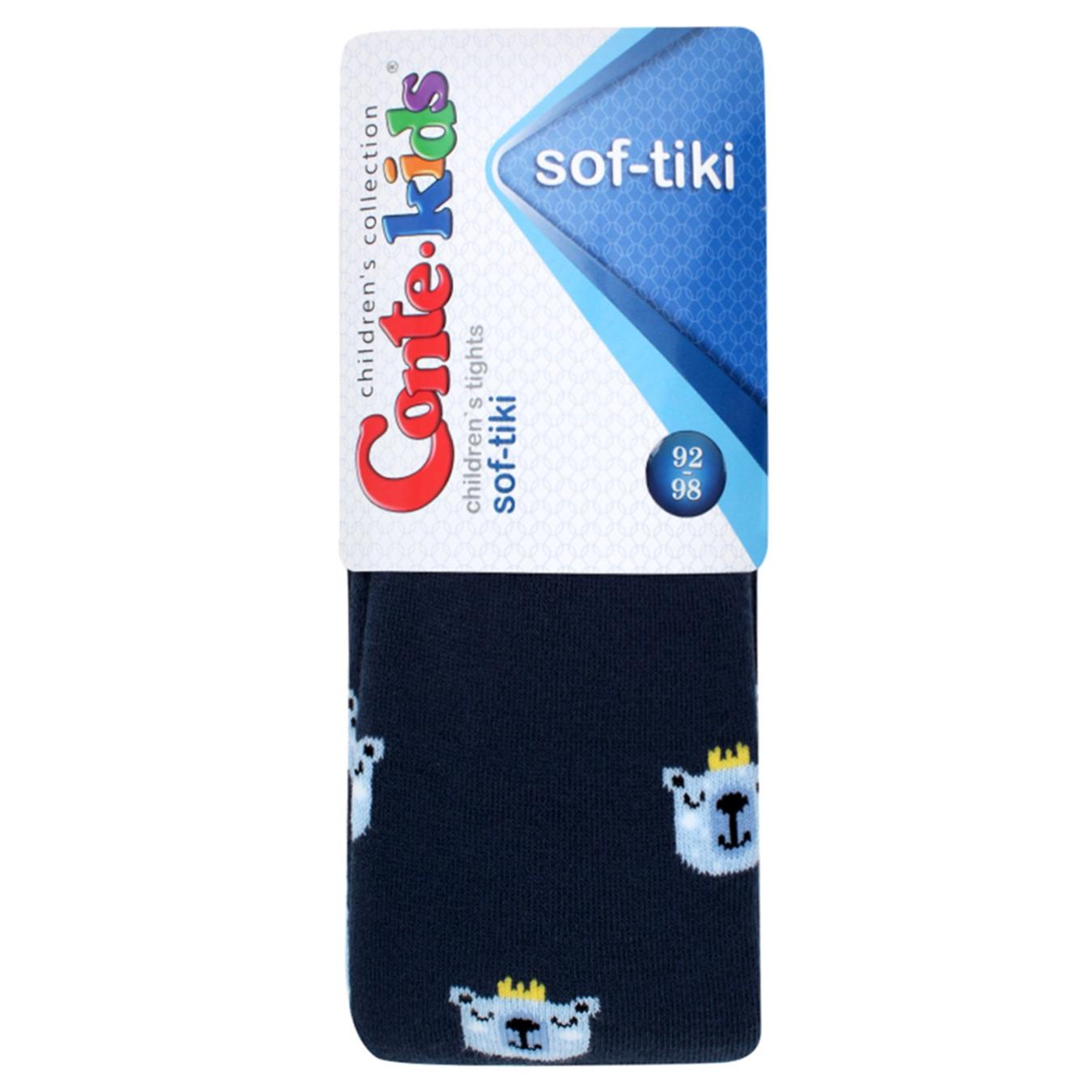

Колготки Conte Kids Sof-Tiki детские хлопковые темно-синие 92-98р