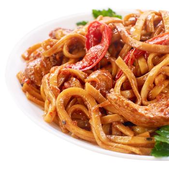 Spicy Udon with Chicken
