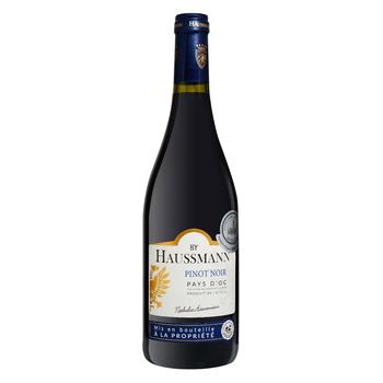 Haussmann Pinot Noir Red Dry Wine 12.5% 0.75l - buy, prices for - photo 1