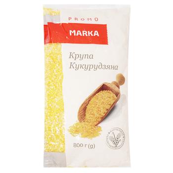 Marka Promo Corn Groats 800g - buy, prices for NOVUS - photo 1