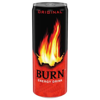 Напиток энергетический Burn Классический безалкогольный сильногазированный 250мл