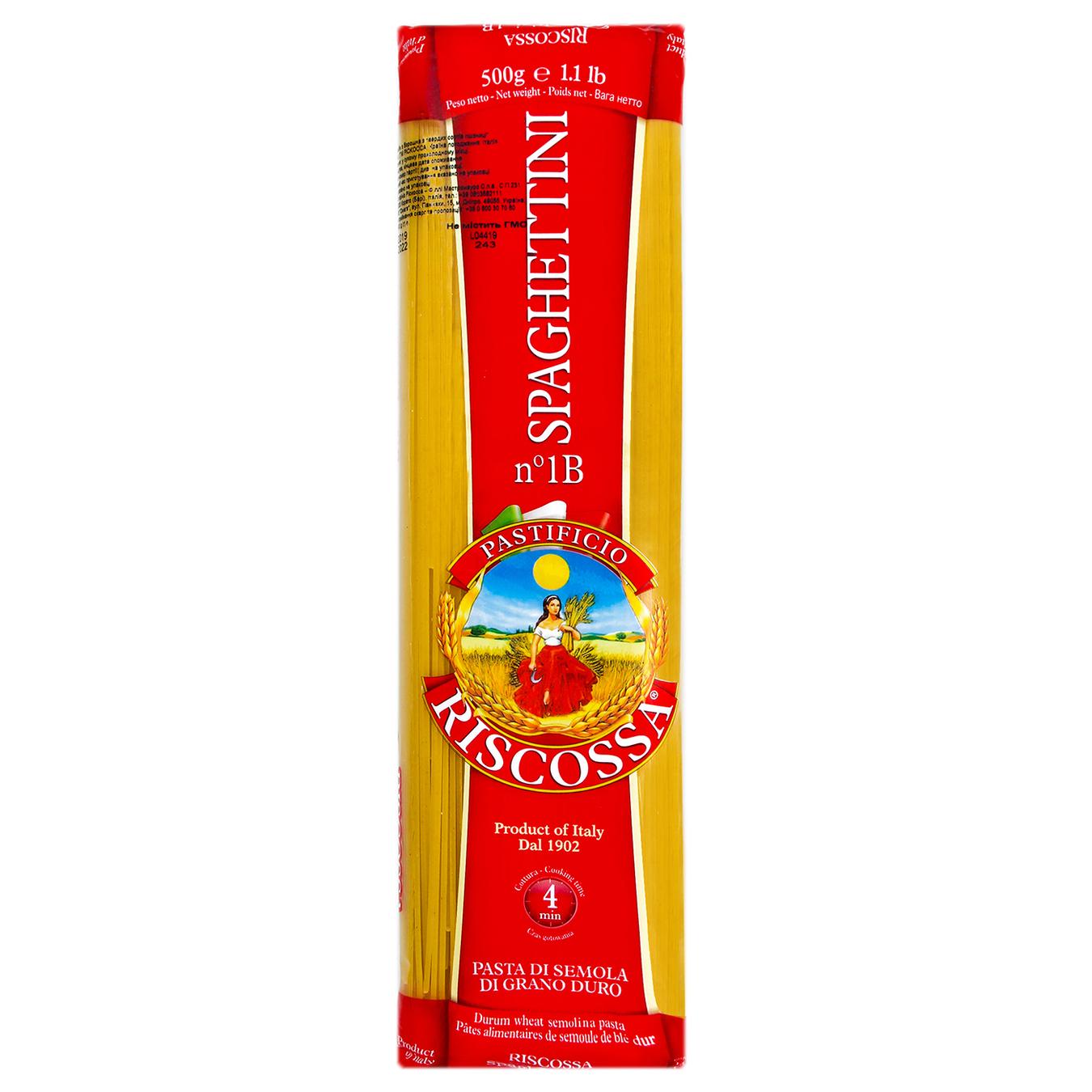 

Макаронные изделия Riscossa №1b Spaghetti 500г