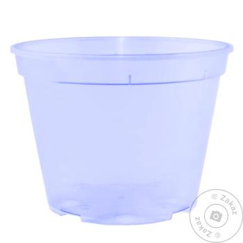 Aleana Violet Drainage Transparent Flowerpot 9x6.5cm - buy, prices for Tavria V - photo 1