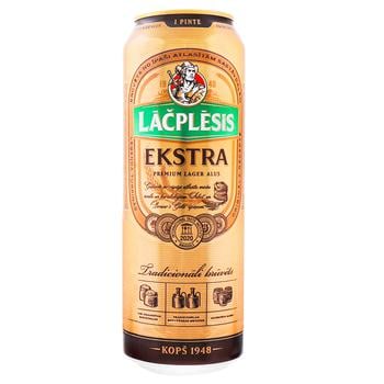 Lacplesis Ekstra Light  Beer can 5.4% 0.5l - buy, prices for Auchan - photo 2