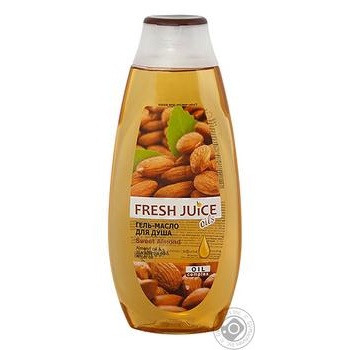 Гель-масло для душу Fresh Juice Sweet Almond 400мл купити, ціни на МегаМаркет - фото 1