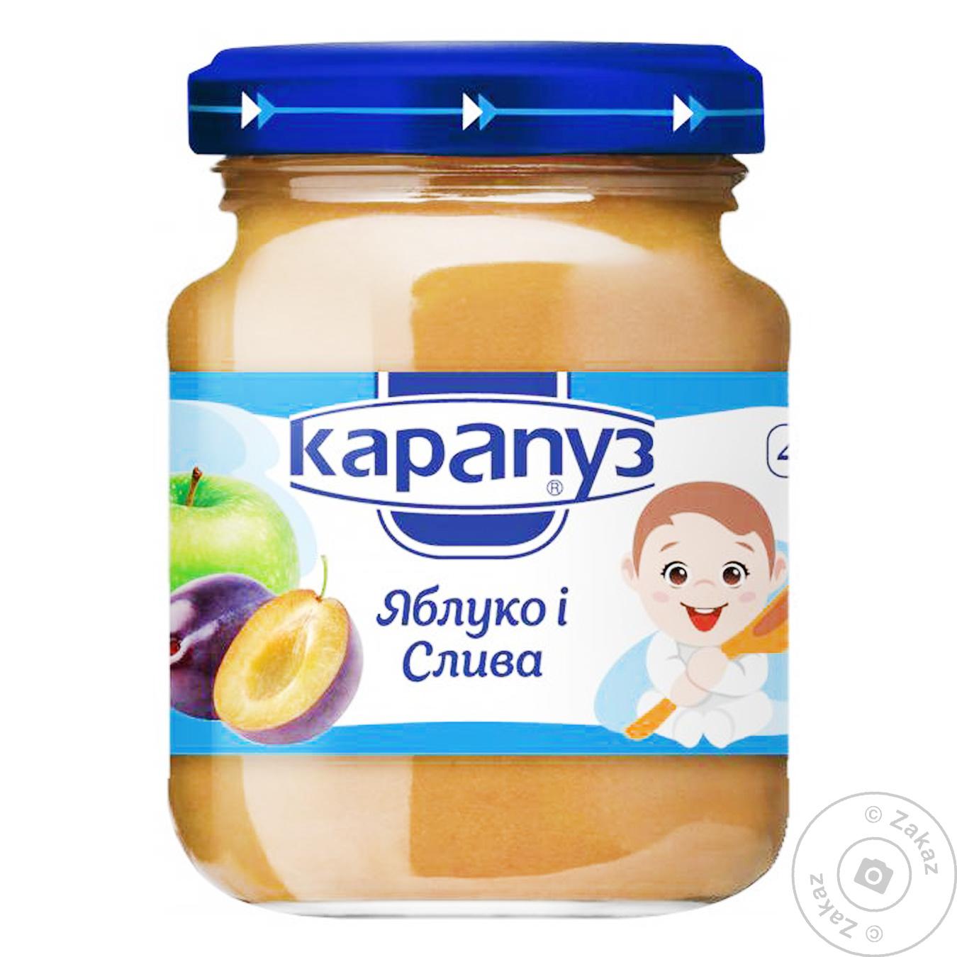 

Пюре Карапуз Яблоко и слива 125г
