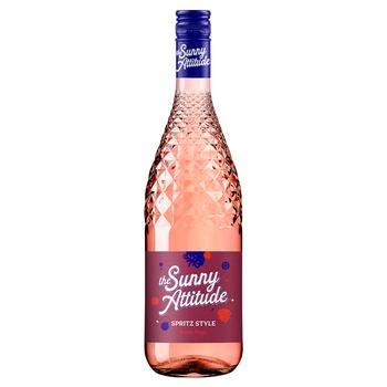 Sunny Attitude Spritz Style Red Fruit Semi-Dry Carbonated Wine Drink 6% 0.75l - buy, prices for NOVUS - photo 1