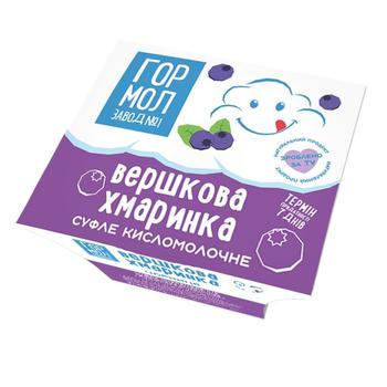 Gormolzavod №1 Creamy Cloud Blueberry Sour-milk Souffle 7% 100g - buy, prices for Auchan - photo 1