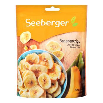 Чипсы банановые Seeberger 150г - купить, цены на КОСМОС - фото 1