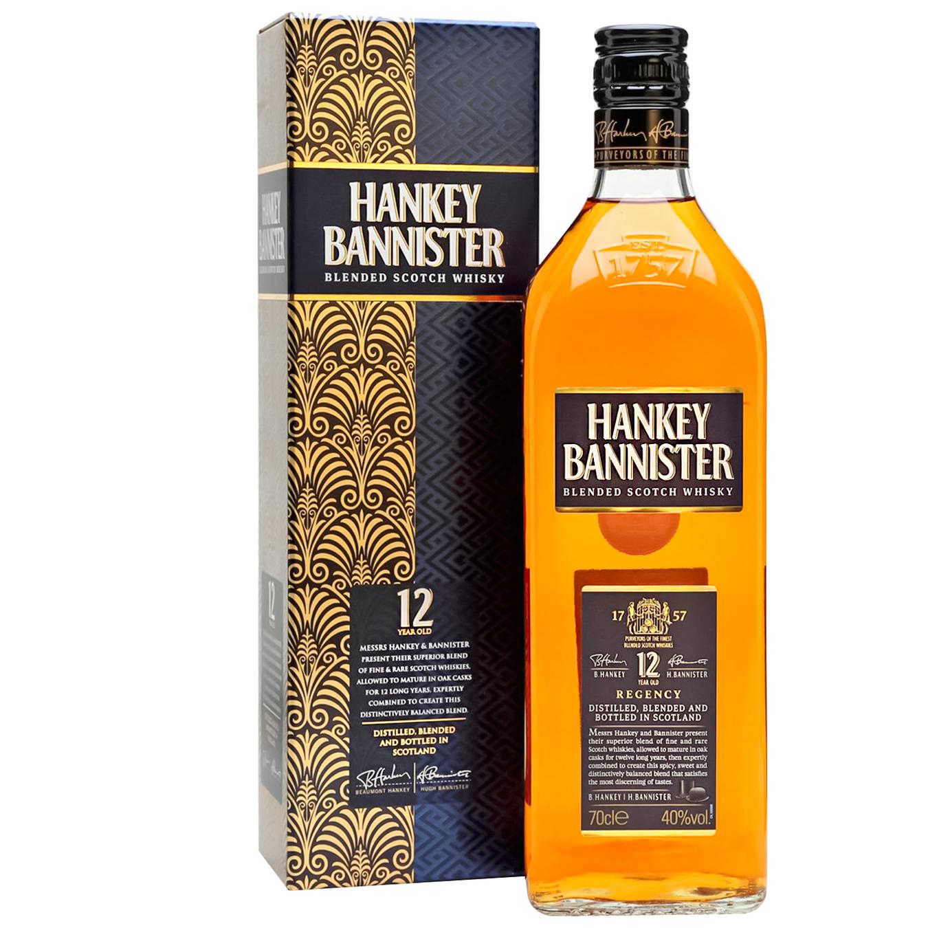 

Виски Hankey Bannister 12 лет 40% 0,7л