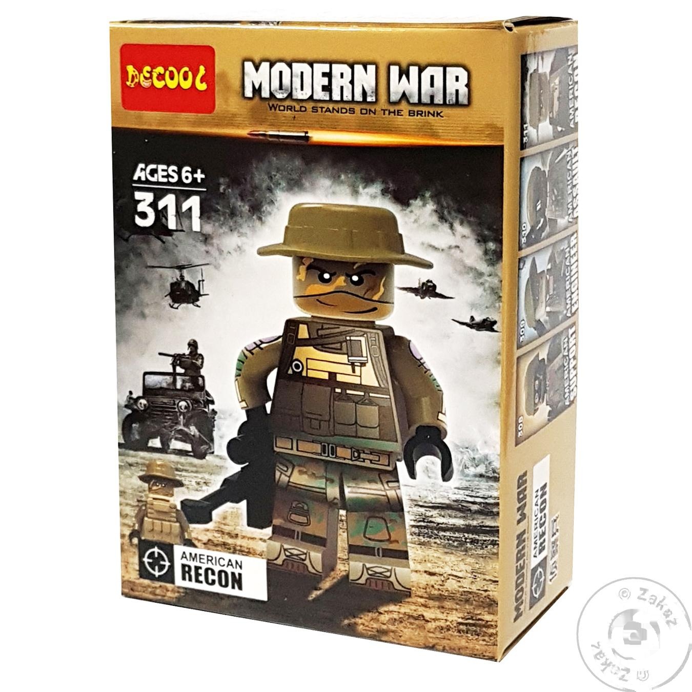 

Игрушка конструктор Decool modern war минифигурка