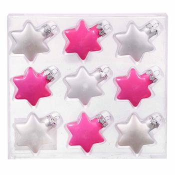 Stars Christmas Decorations 4.5cm 9pcs - buy, prices for - photo 1