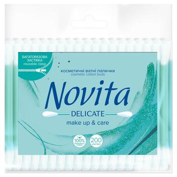 Ватні палички Novita 200шт