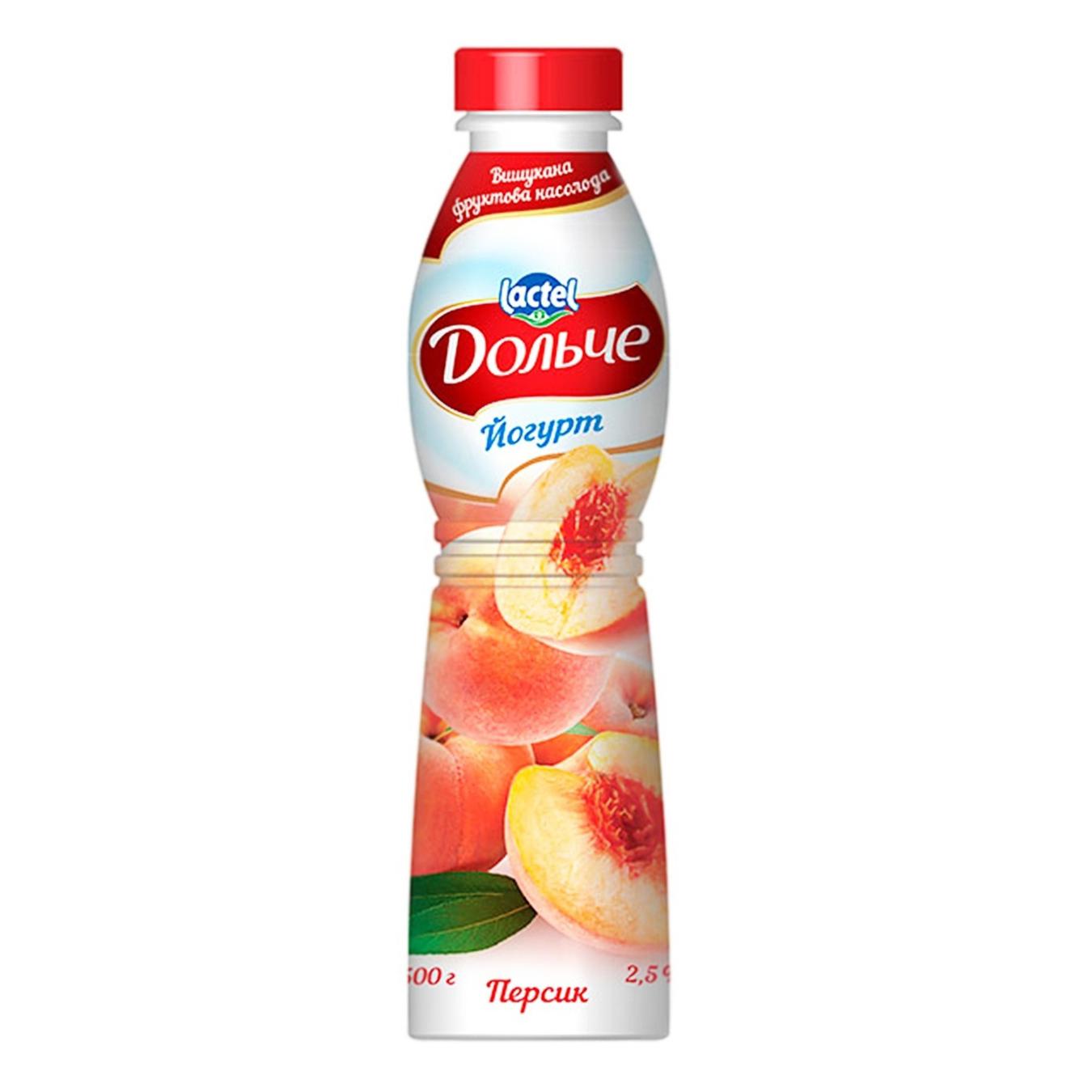 

Йогурт Дольче персик 2,5% 500г