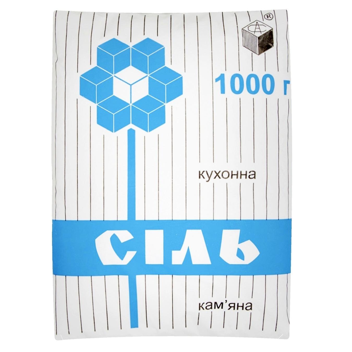 

Соль каменная Артемсоль пищевая 1кг