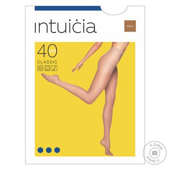 Intuicia Classic Women's Tights 40Den Body size 5-6 - buy, prices for Chudo Market - photo 1