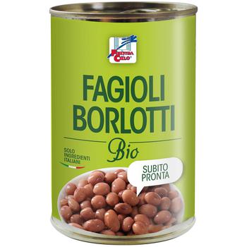 La Finestra Cielo Bio Borlotti Beans 400g - buy, prices for MegaMarket - photo 1