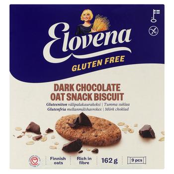 Галети вівсяні Elovena з шоколадом 162г - купити, ціни на КОСМОС - фото 2