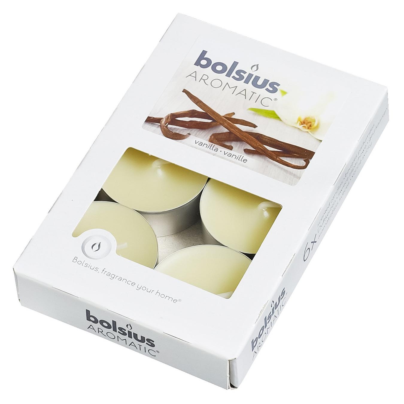 

Свічки - таблетки Bolsius 4 г. 6 шт. ваніль арт. 103626941575