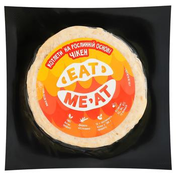 Котлеты Eat Me At Курица на растительной основе замороженные 200г - купить, цены на ULTRAMARKET - фото 1
