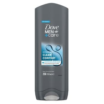 Гель для душу Dove Men+Care Чистота та комфорт 250мл