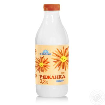 Ряжанка Добриня 3.2% 930г