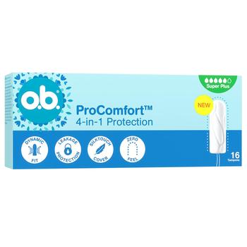 Тампоны O.B.® ProComfort Super Plus 16шт