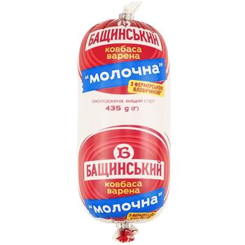 Baschinskiy Milk Boiled Sausage 435g - buy, prices for MegaMarket - photo 1