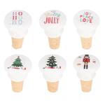 Koopman New Year's Bottle Stopper 6cm in Assortment