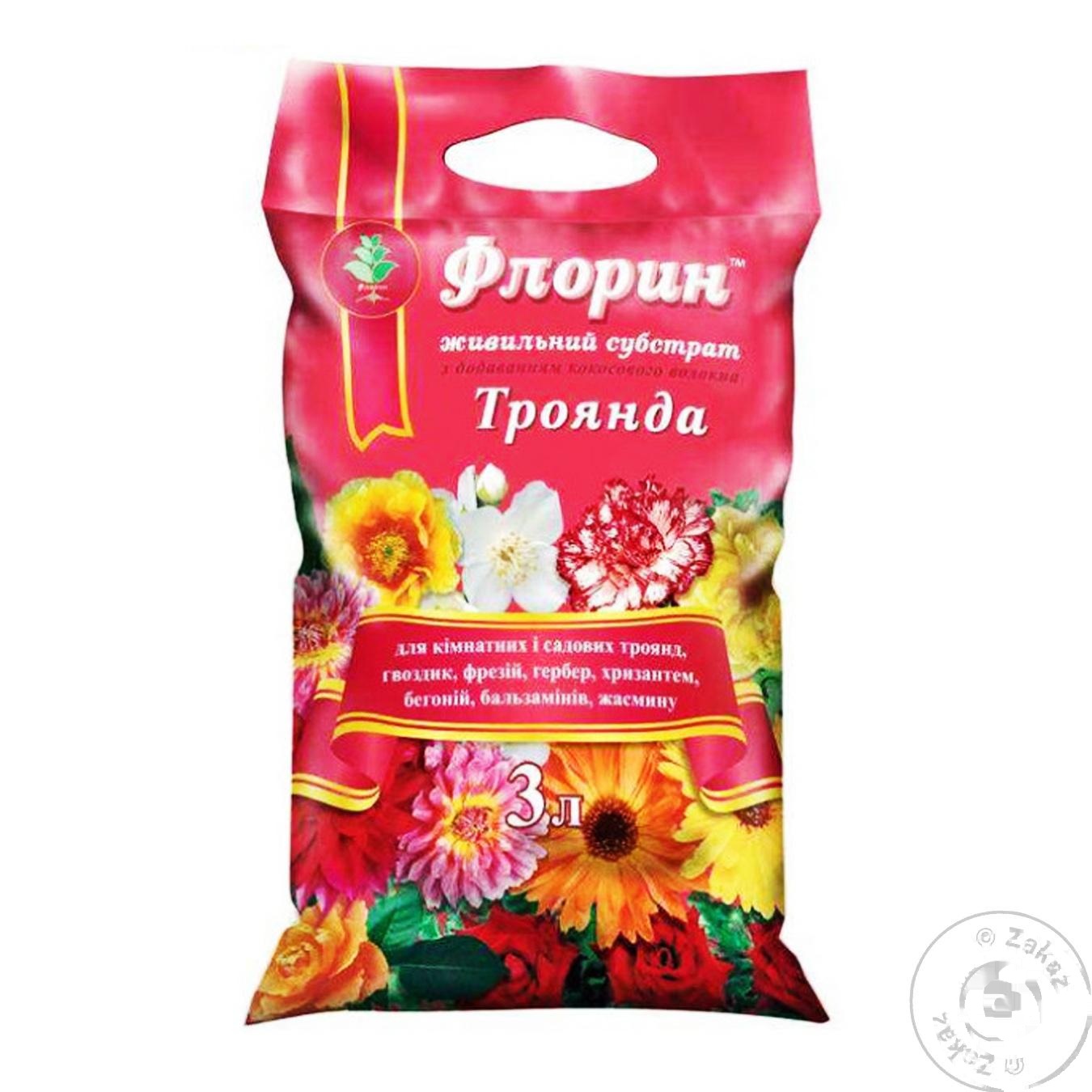 

Грунт Флорин роза 3л