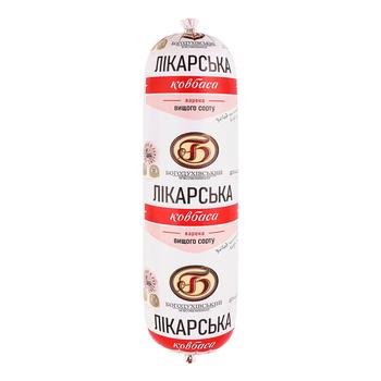 Ковбаса Богодухівський МК Лікарська варена вищий сорт