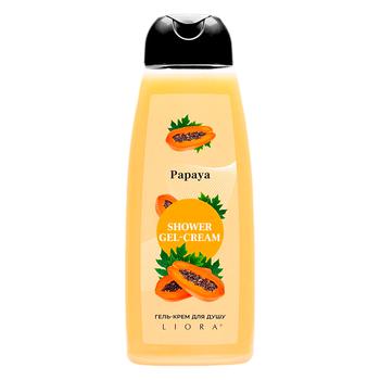 Гель-крем для душа Liora Papaya 430мл