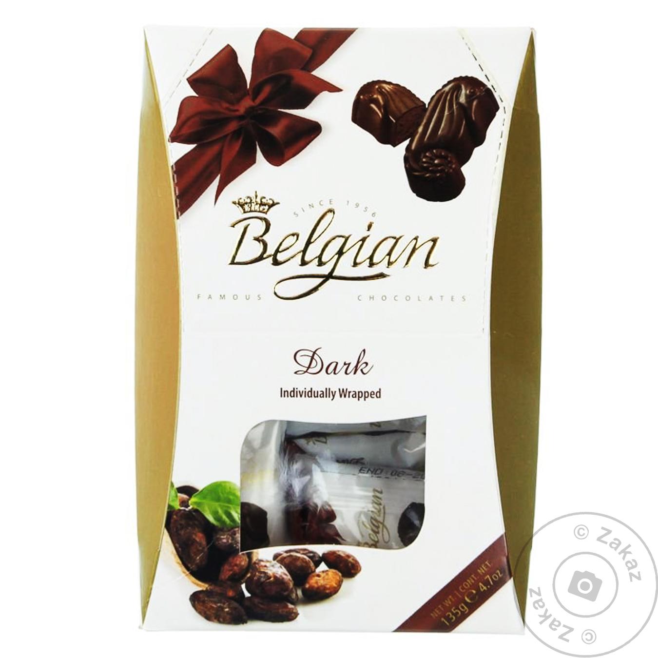 

Конфеты Belgian Seahorse черный шоколад 135г