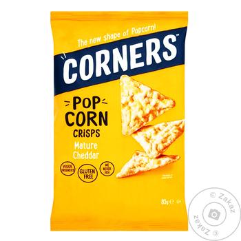Corners Corn Chips with Mature Cheddar Flavor 85g - buy, prices for - photo 1