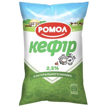 Кефир Ромол 2,5% 900г - купить, цены на Auchan - фото 1