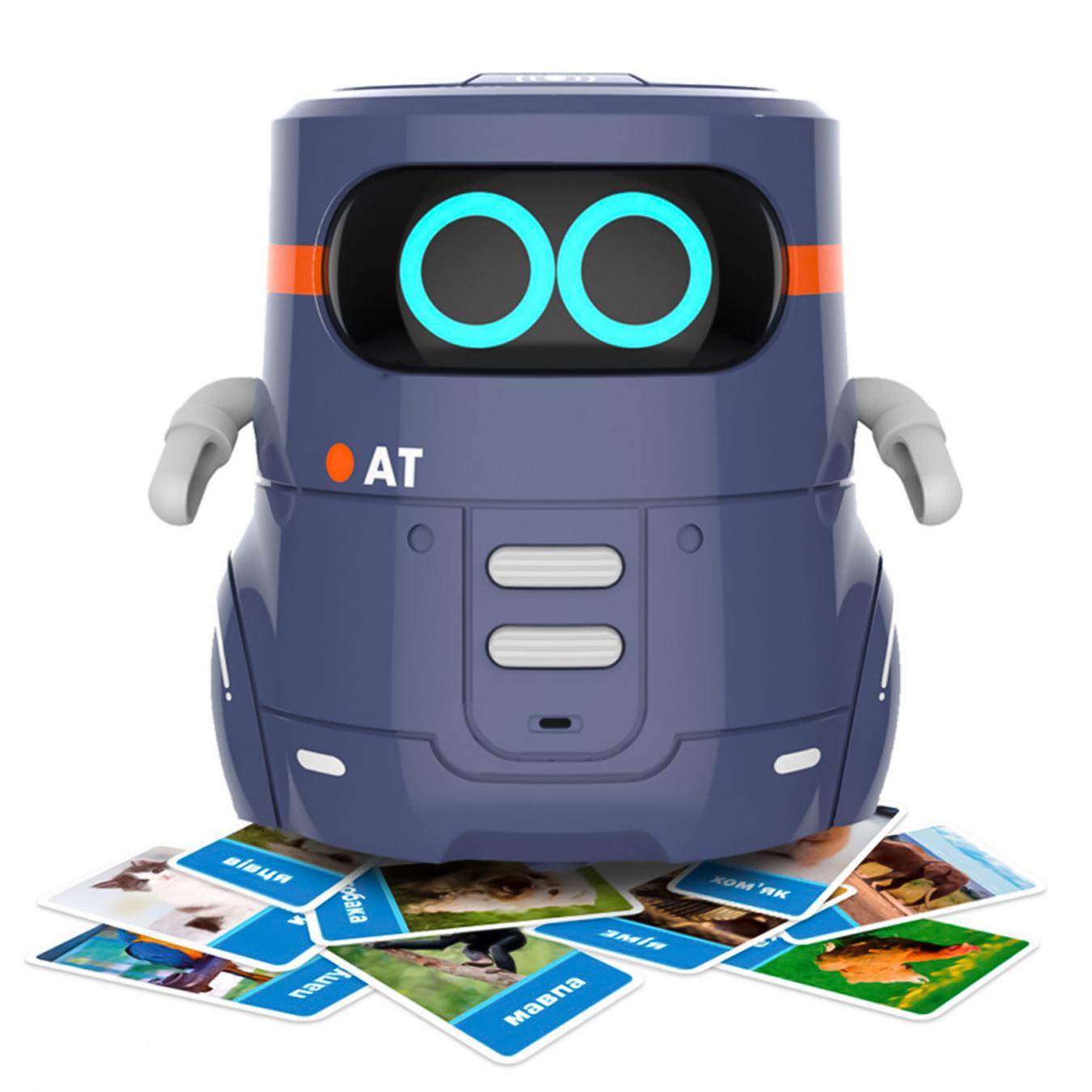 

Игрушка AT-Robot AT002-02-UK умный робот с сенсорным управлением и обучающими карточками