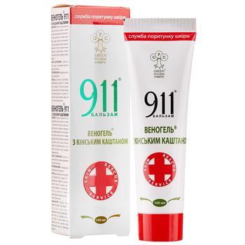 Веногель Green Pharm 911 з кінським каштаном 100мл - купити, ціни на Чудо Маркет - фото 1