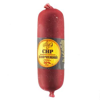 Starokozachiy Plus Smoked Sausage Cheese 50% 200g - buy, prices for NOVUS - photo 1