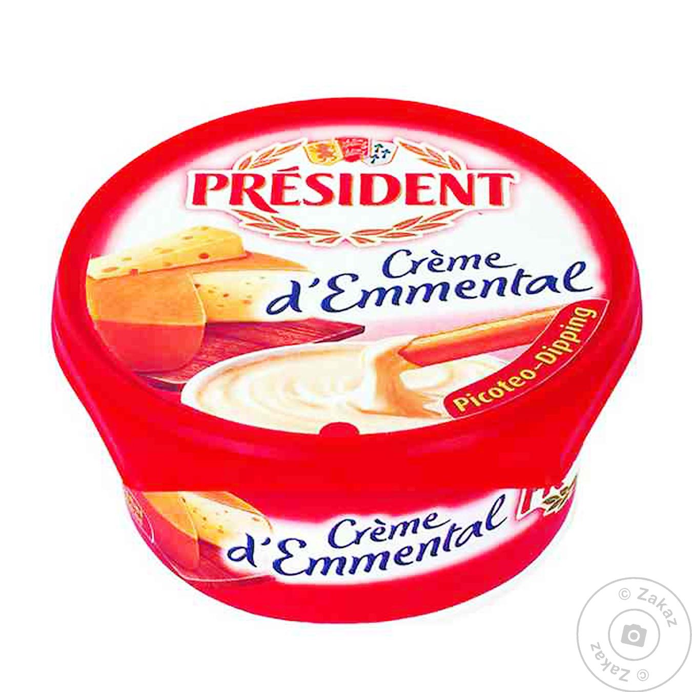

Сыр плавленый President Эмменталь 55% 125г