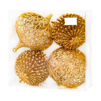 Jumi Christmas Bubbles 10cm 4pcs - buy, prices for ULTRAMARKET - photo 1