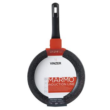 Сковорода Vinzer без крышки с трехслойным антипригарным покрытием 24см - купить, цены на За Раз - фото 1