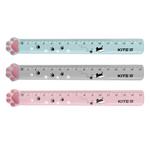 Kite Paws Plastic Ruler with Glitter 15cm K23-020