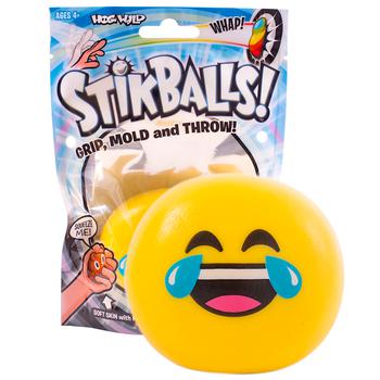 Игрушка Stikballs Липунчик Смайлик в ассортименте - купить, цены на КОСМОС - фото 5